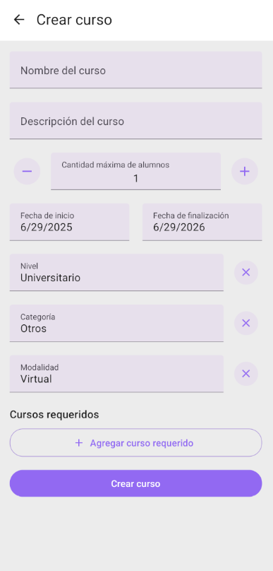 Completar Detalles del Curso