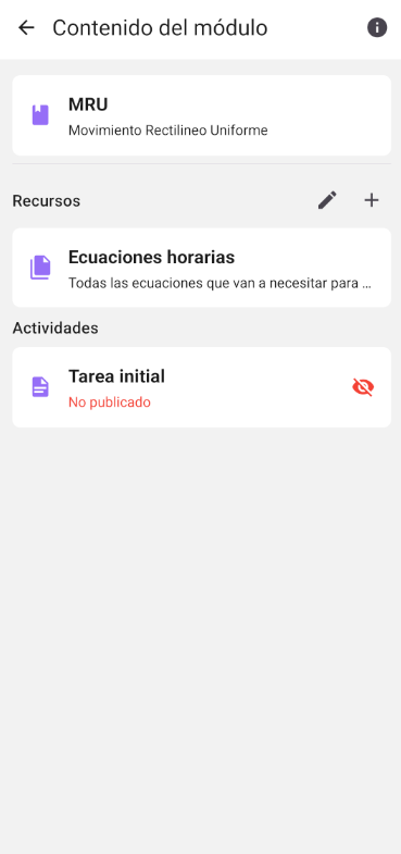 Contenido del Módulo
