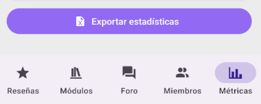 Botón de exportación